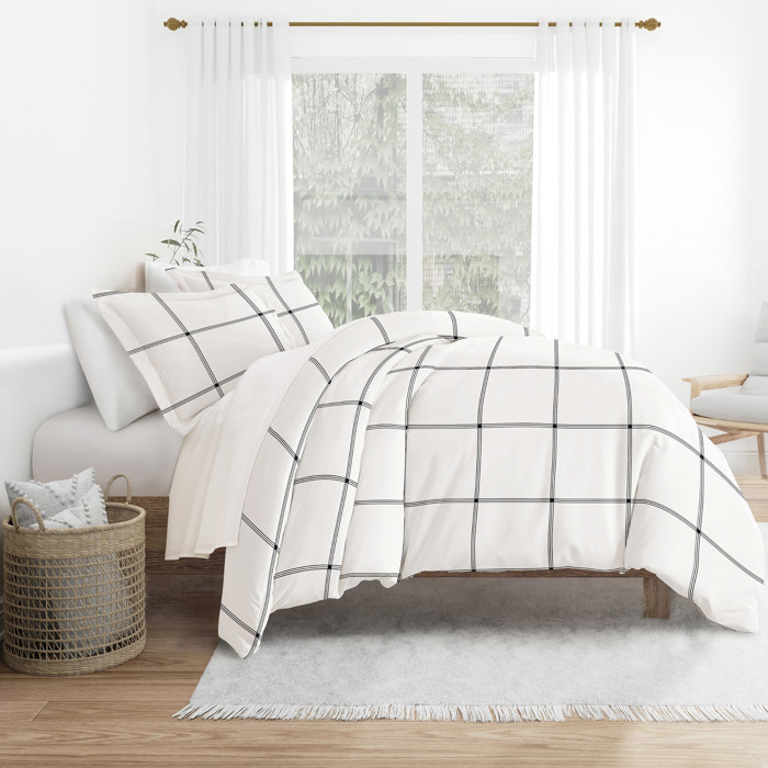Striped Soft Duvet Cover Bedding Set - 18 Pattern Designs