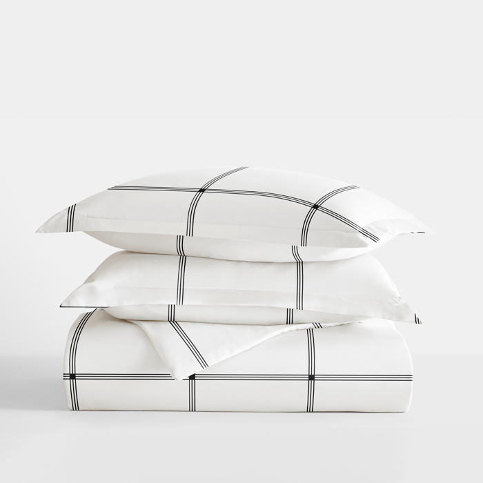 Striped Soft Duvet Cover Bedding Set - 18 Pattern Designs