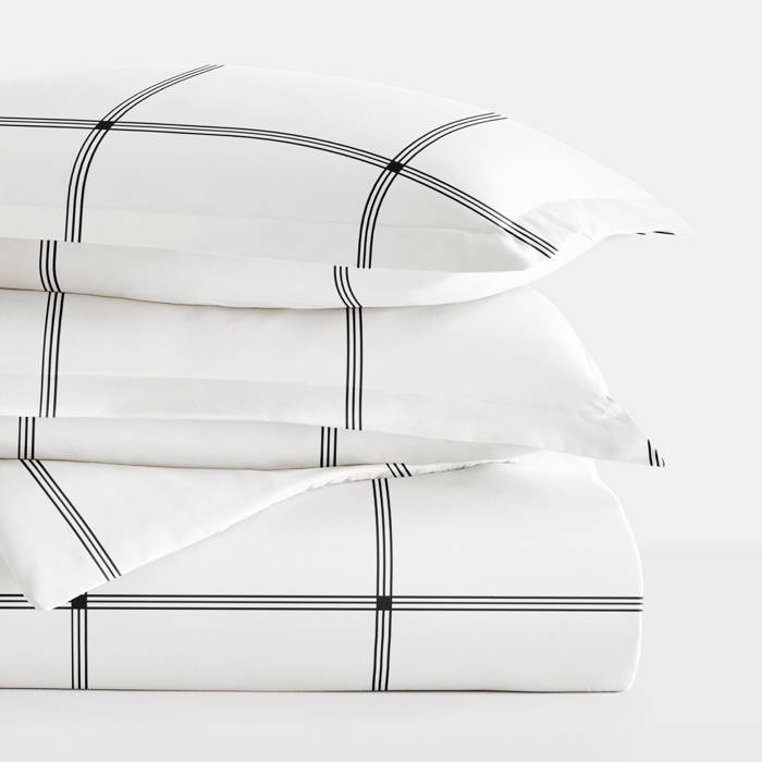 Striped Soft Duvet Cover Bedding Set - 18 Pattern Designs
