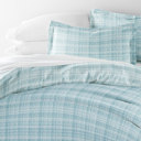 King Polka Dot Aqua Striped Soft Duvet Cover Bedding Set - 18 Pattern Designs