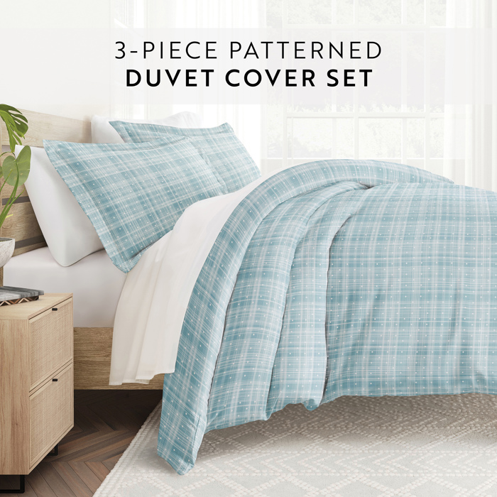 Striped Soft Duvet Cover Bedding Set - 18 Pattern Designs