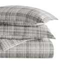 King Polka Dot Gray Striped Soft Duvet Cover Bedding Set - 18 Pattern Designs