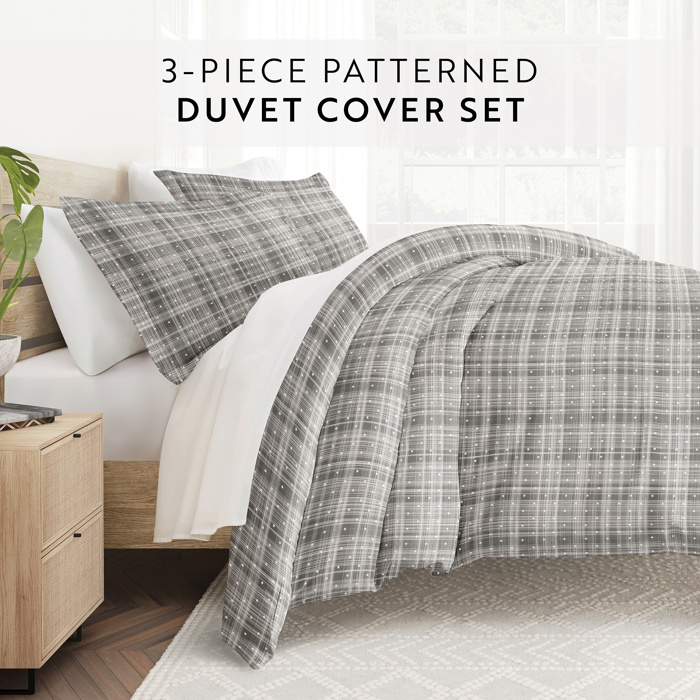 Striped Soft Duvet Cover Bedding Set - 18 Pattern Designs