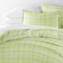King Polka Dot Moss Striped Soft Duvet Cover Bedding Set - 18 Pattern Designs