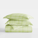 King Polka Dot Moss Striped Soft Duvet Cover Bedding Set - 18 Pattern Designs