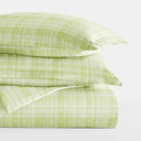 King Polka Dot Moss Striped Soft Duvet Cover Bedding Set - 18 Pattern Designs