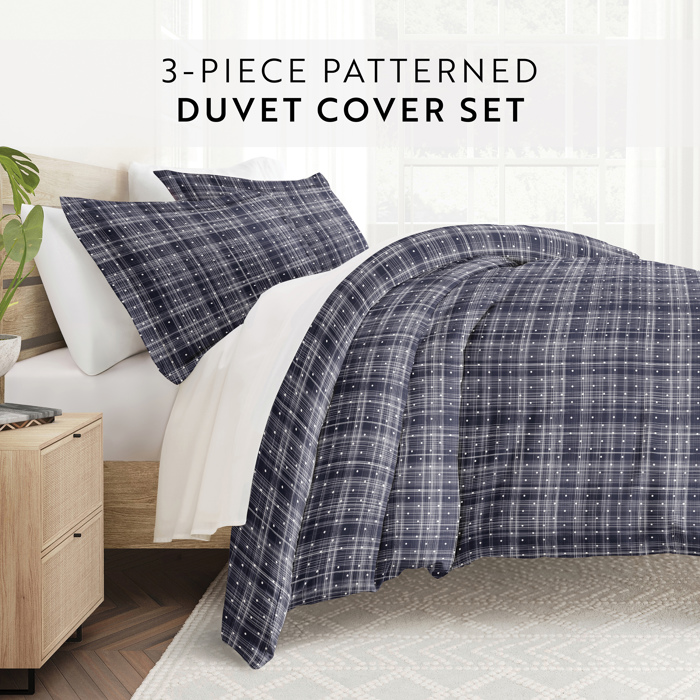 Striped Soft Duvet Cover Bedding Set - 18 Pattern Designs