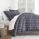 Queen Polka Dot Navy Striped Soft Duvet Cover Bedding Set - 18 Pattern Designs