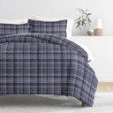 Queen Polka Dot Navy Striped Soft Duvet Cover Bedding Set - 18 Pattern Designs