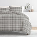 Twin XL Polka Dot Gray Striped Soft Duvet Cover Bedding Set - 18 Pattern Designs