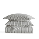 King Ribbon Gray Striped Soft Duvet Cover Bedding Set - 18 Pattern Designs