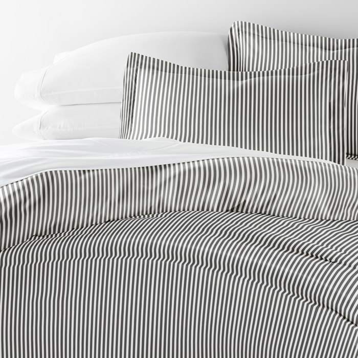Striped Soft Duvet Cover Bedding Set - 18 Pattern Designs