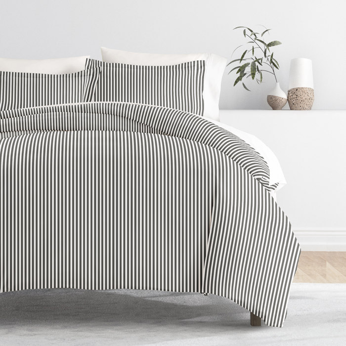 Striped Soft Duvet Cover Bedding Set - 18 Pattern Designs