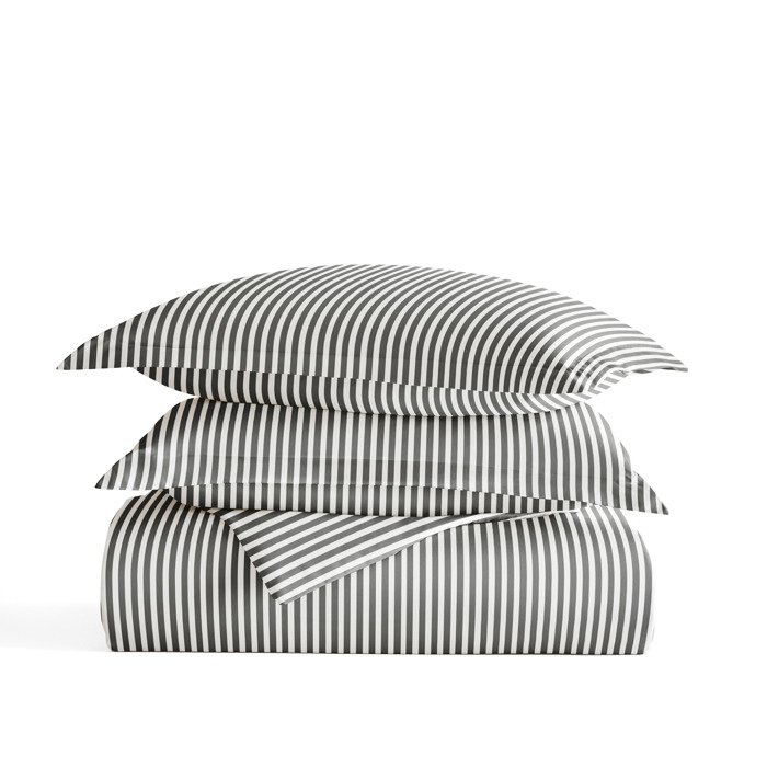 Striped Soft Duvet Cover Bedding Set - 18 Pattern Designs