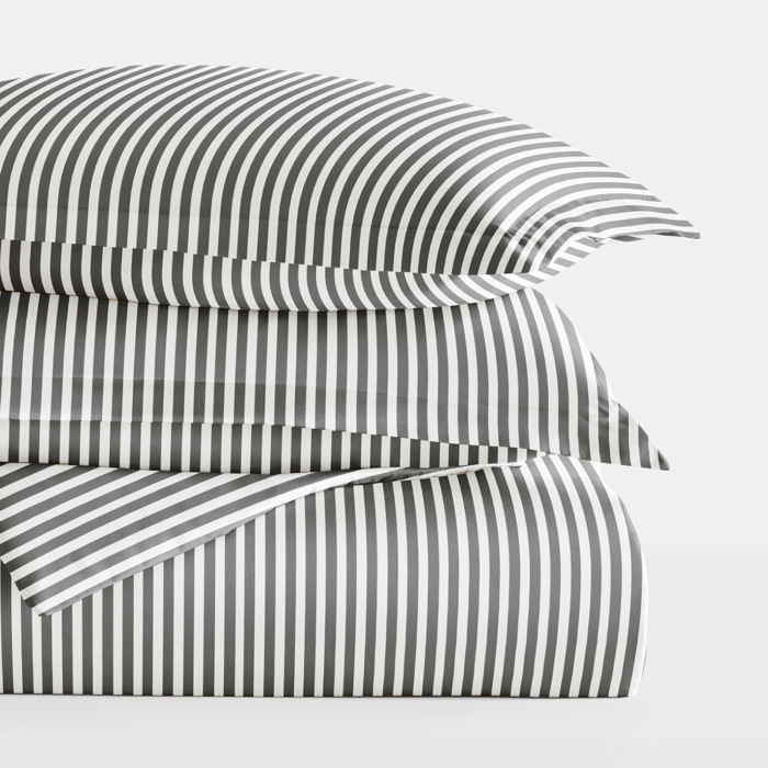 Striped Soft Duvet Cover Bedding Set - 18 Pattern Designs