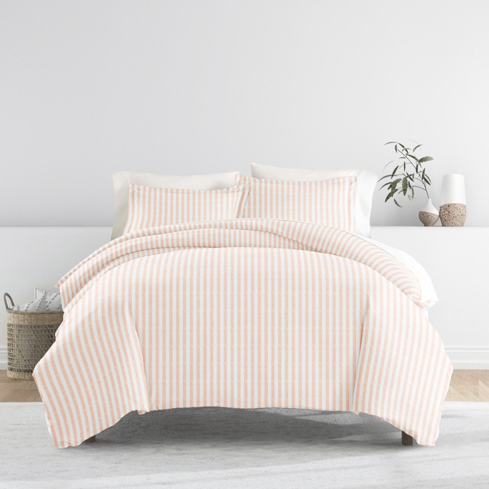 Striped Soft Duvet Cover Bedding Set - 18 Pattern Designs