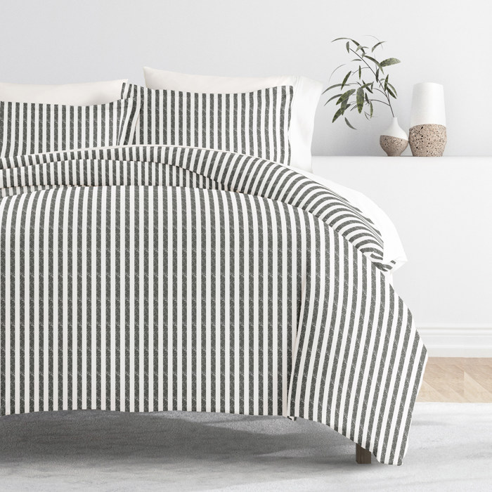 Striped Soft Duvet Cover Bedding Set - 18 Pattern Designs