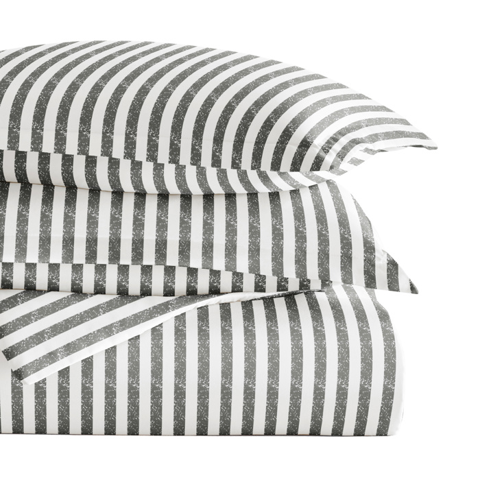 Striped Soft Duvet Cover Bedding Set - 18 Pattern Designs