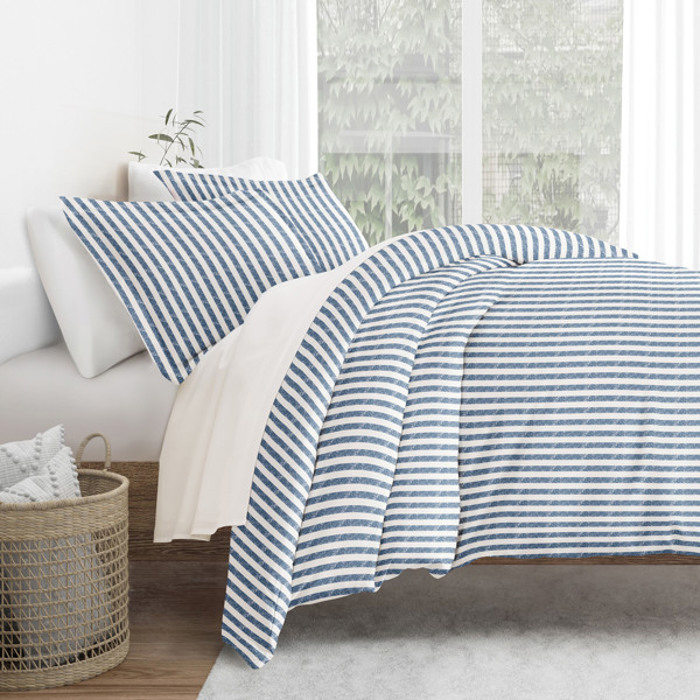 Striped Soft Duvet Cover Bedding Set - 18 Pattern Designs