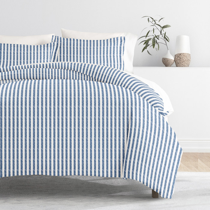 Striped Soft Duvet Cover Bedding Set - 18 Pattern Designs