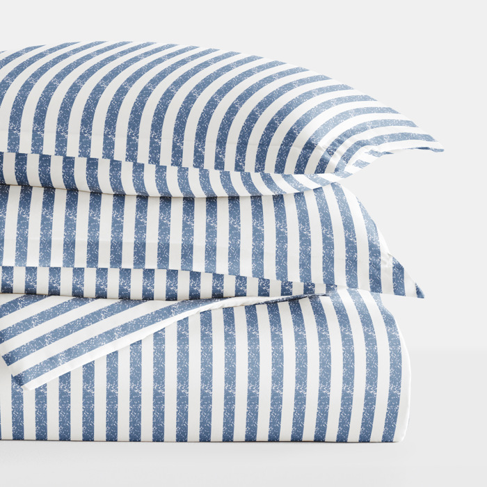 Striped Soft Duvet Cover Bedding Set - 18 Pattern Designs