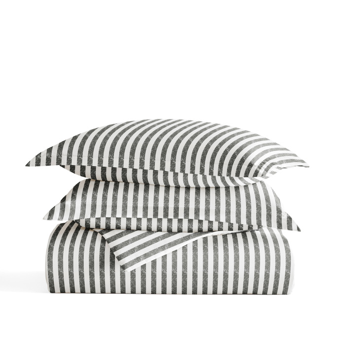 Striped Soft Duvet Cover Bedding Set - 18 Pattern Designs