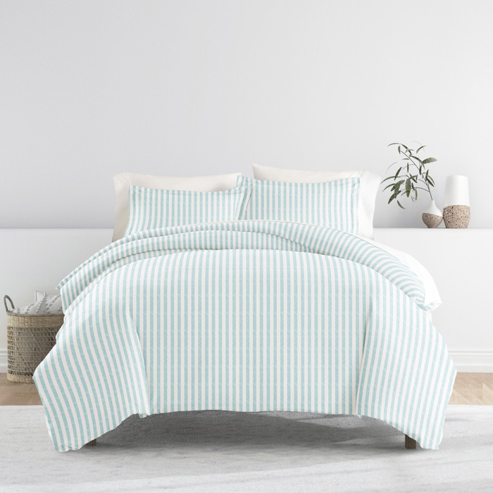 Striped Soft Duvet Cover Bedding Set - 18 Pattern Designs