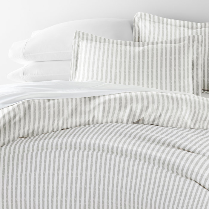 Striped Soft Duvet Cover Bedding Set - 18 Pattern Designs