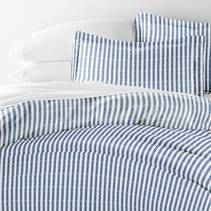 Striped Soft Duvet Cover Bedding Set - 18 Pattern Designs