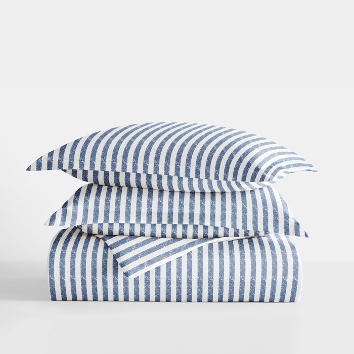 Striped Soft Duvet Cover Bedding Set - 18 Pattern Designs