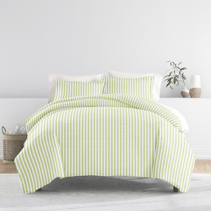 Striped Soft Duvet Cover Bedding Set - 18 Pattern Designs