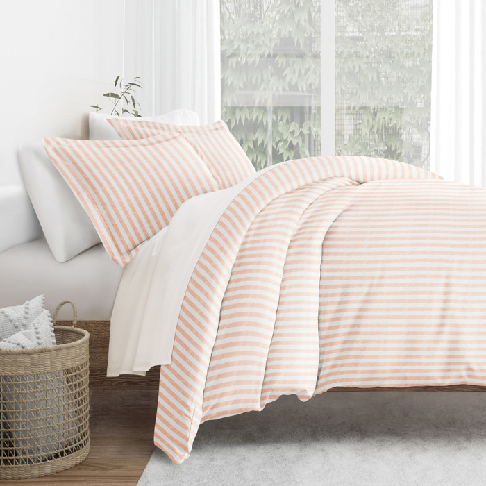 Striped Soft Duvet Cover Bedding Set - 18 Pattern Designs
