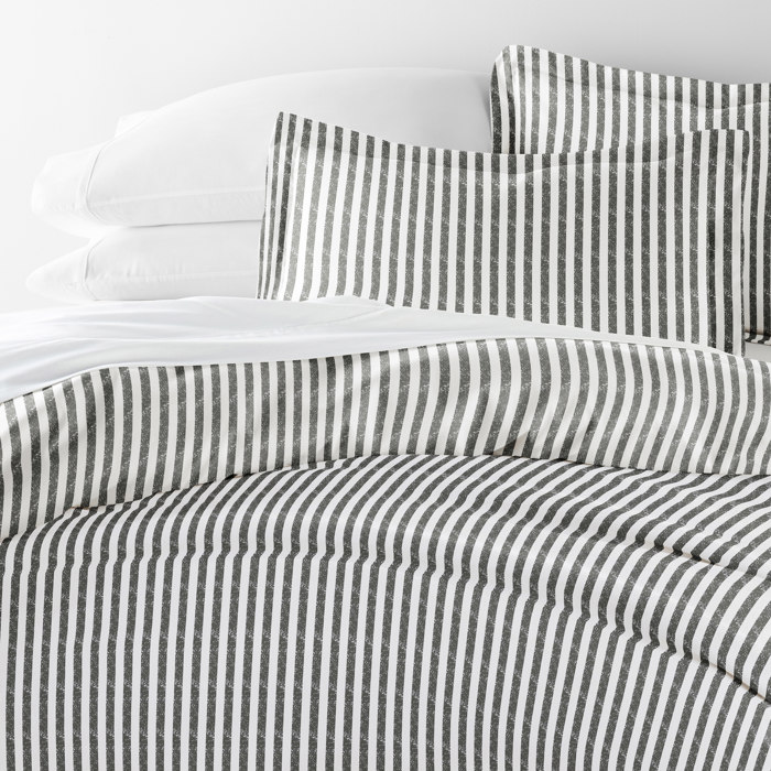 Striped Soft Duvet Cover Bedding Set - 18 Pattern Designs