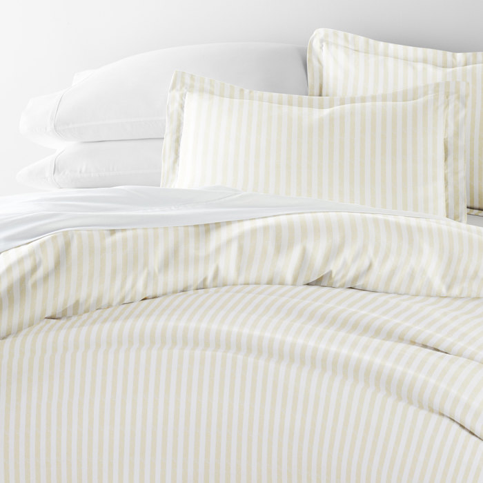 Striped Soft Duvet Cover Bedding Set - 18 Pattern Designs