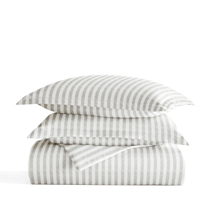 Striped Soft Duvet Cover Bedding Set - 18 Pattern Designs