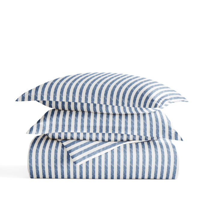 Striped Soft Duvet Cover Bedding Set - 18 Pattern Designs