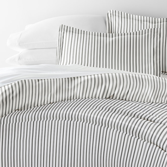 Striped Soft Duvet Cover Bedding Set - 18 Pattern Designs