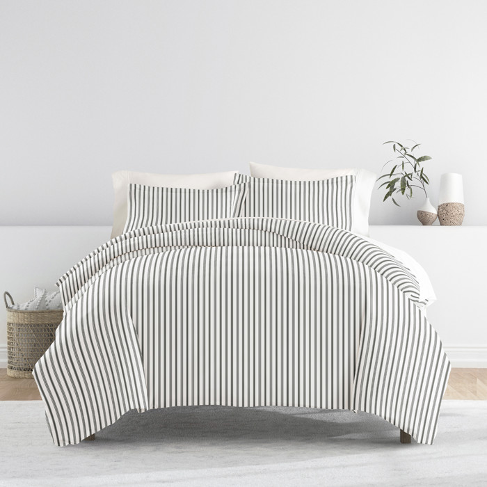 Striped Soft Duvet Cover Bedding Set - 18 Pattern Designs