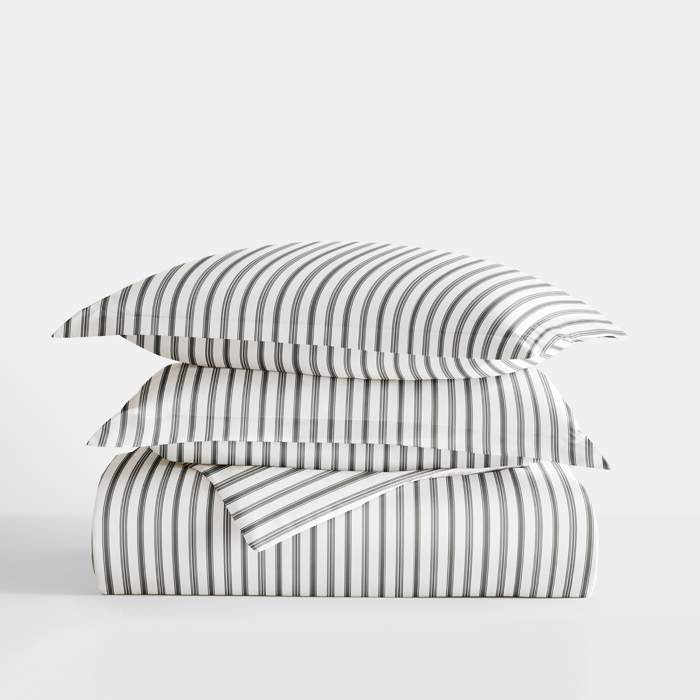 Striped Soft Duvet Cover Bedding Set - 18 Pattern Designs