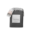King Gray Pinch Pleat Luxury Duvet Cover Set