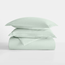 King Mint Duvet Cover Set Super Soft Microfiber Bedding in Solid Colors