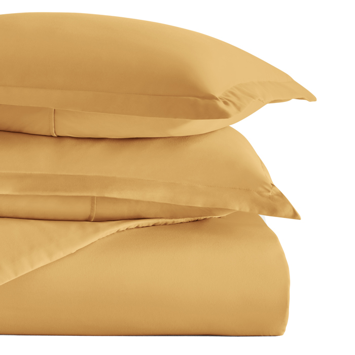 Duvet Cover Set Super Soft Microfiber Bedding in Solid Colors