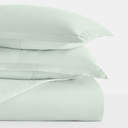 Twin XL Mint Duvet Cover Set Super Soft Microfiber Bedding in Solid Colors