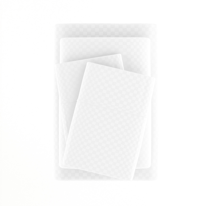 Embossed Microfiber Sheet Set - Checkered Pattern