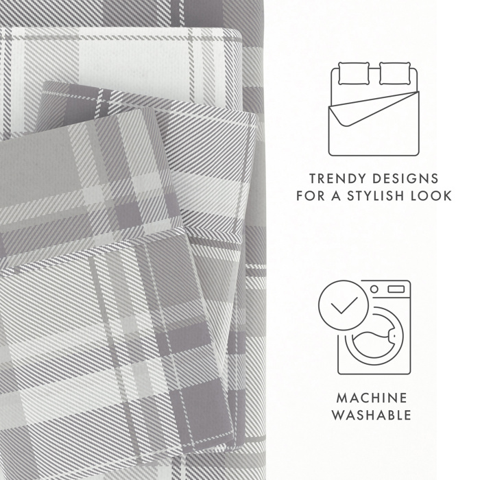 100% Cotton Flannel Sheet Set in Timeless Patterns
