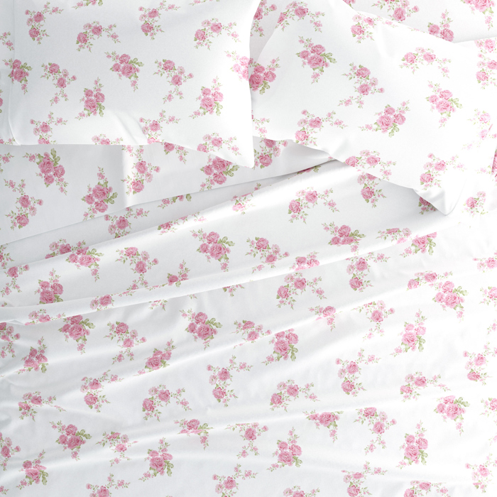 100% Cotton Flannel Sheet Set in Timeless Patterns
