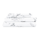 Full/Double Sylvan Rose Gray 100% Cotton Flannel Sheet Set in Timeless Patterns