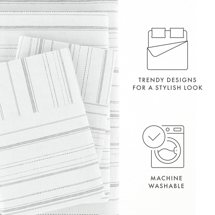 100% Cotton Flannel Sheet Set in Timeless Patterns