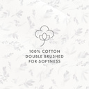  100% Cotton Flannel Sheet Set in Timeless Patterns
