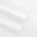 Twin White Jersey Knit Sheets - 100% Cotton - Ultra Soft - 4 Piece Sheet Set - Four Way Stretch